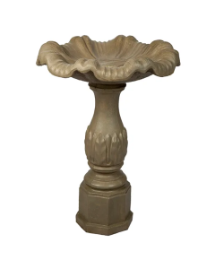 Leaf Shallow Tulip Bird Bath