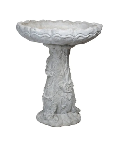 Small Rose Bird Bath