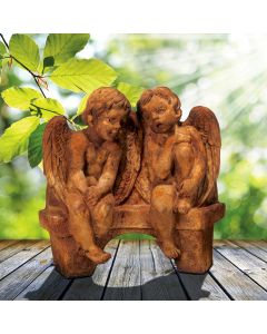 Li'l Angels Talking On Bench