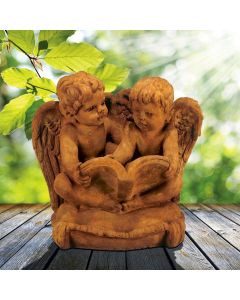 Li'l Angels Reading On Pillow