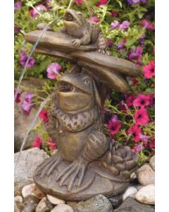 17" Frogs on Lilly Pads-Plumb