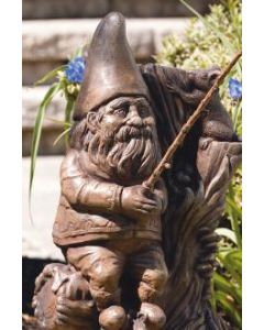 18" Gnome Fishing