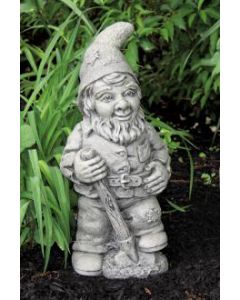 19" Large Gnome With Shovel