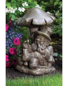 21" Leprechaun and Mushroom
