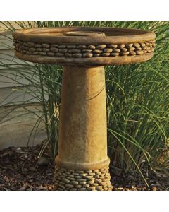 Shimmering Stones Bird Bath