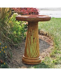 Wetlands Cattails Bird Bath