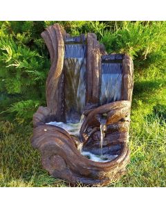 Twin Falls Log Fountain 1pc