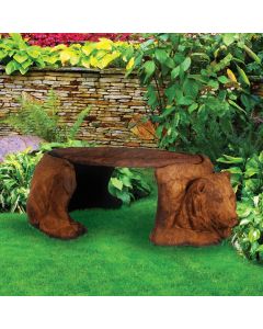 Bear Bench Pedestal Front