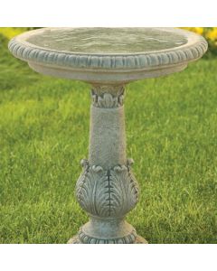 Victorian Fern Leaf Bird Bath