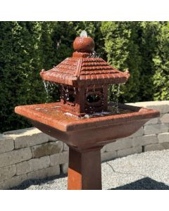 Pagoda Fountain 2 pc