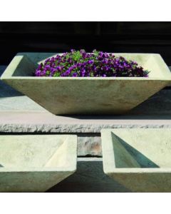 36" Square Low Bowl Planter
