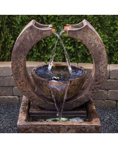 Crescent Two-Spill Fountain