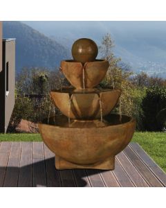 Tall Stone Vessels Fountain