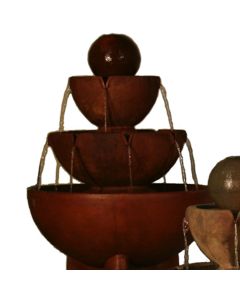 Tall Stone Vessels Ftn Pedesta