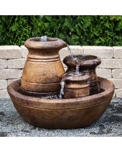 Cascading Urns Fountain, 4 pc