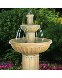 Fluted Fountain 4 pc