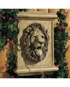 Lion Wall Plaque (Piped)