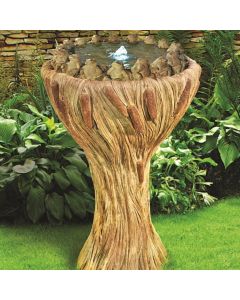 Tall Ring of Frogs Bubbler
