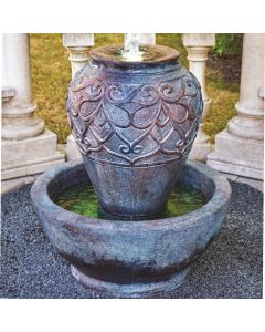 Bali Urn Fountain, 2 pc