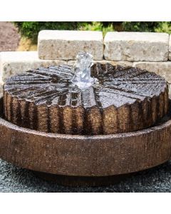 Modern Millstone Fountain, 2pc