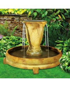 Overflowing Vase Ftn 2pc
