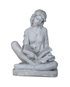 Sitting Lady Reading a Book