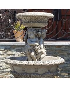 Antique Cherubs Ftn, 5 pc.
