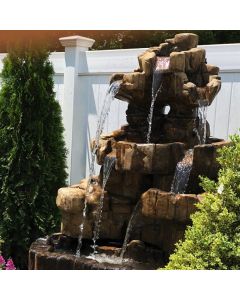 Lg. Rockwall Ftn, 4 pc.