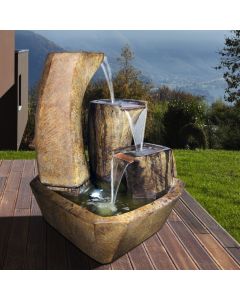 Curving Vessels Fountain, 2pc