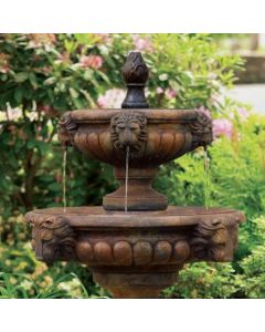 60" Classic Lion Head Fountain
