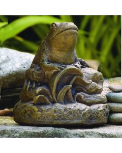 6" Pond Frog In Grass