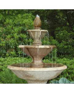 79" 3 Tier Cortona w/Pineapple