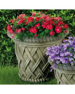 Large Tudor Weave Planter