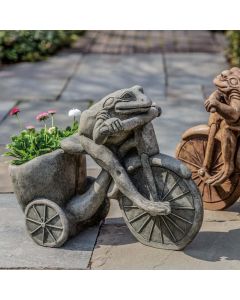 Tricycle Frog Planter 