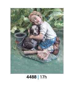 Boy with Dog
