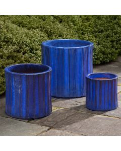 Brush Pot - Riviera Blue