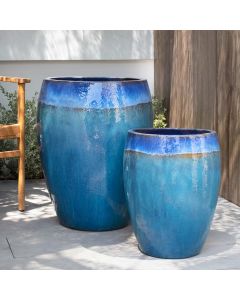 Cabana Planter - Running Blue