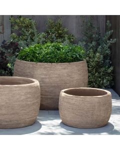 Denali Planter, Low - Brown
