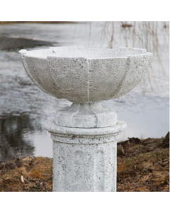 Distressed Round Planter