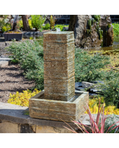 Drystack Patio Fountain Square