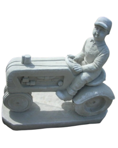 Farmer on a Tractor