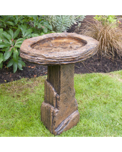 Fossil Bird Bath