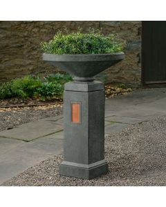Gimlet Urn with Pedestal with Copper