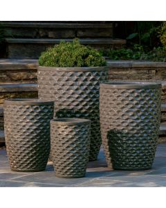 Honeycomb Planter, Tall - Fog