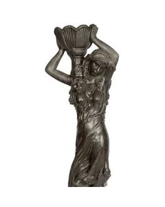 Lady Holding Planter
