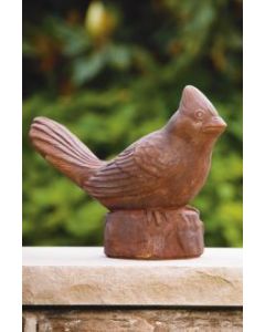 Large Bird on Stump