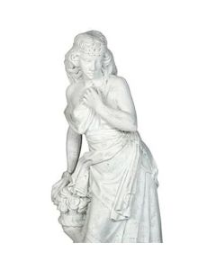 Large Lady w/ Basket of Roses