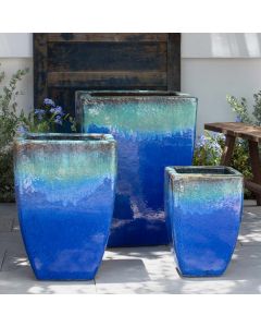 Macouba Planter - Running Aqua
