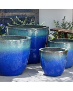 Ocho Planter - Running Aqua
