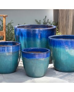Ocho Planter - Running Blue